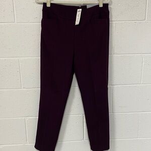 Chico's Elegant Plum Cropped Pants
